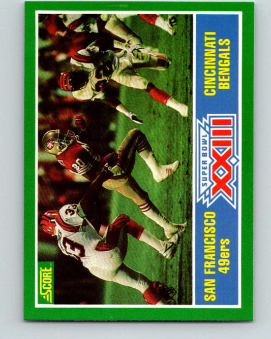 1989 Score #275 Joe Montana/Jerry Rice Super Bowl XXIII Mint San Francisco 49ers