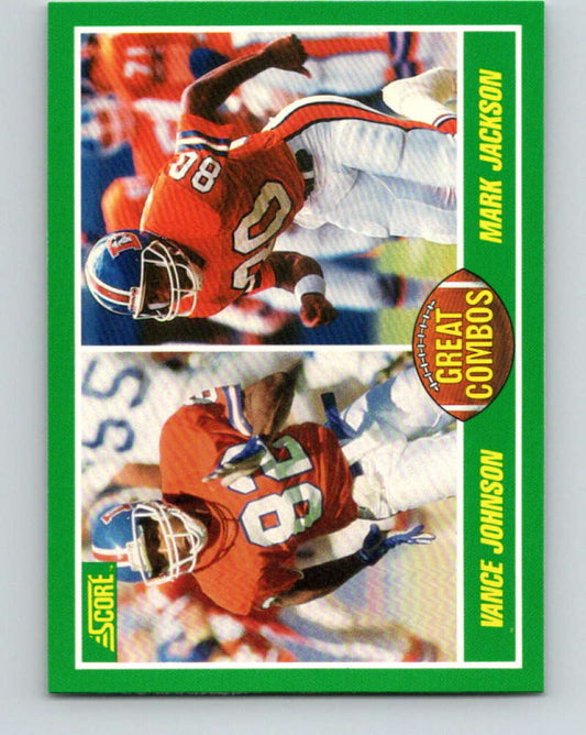 1989 Score #277 Mark Jackson/Vance Jackson GC Mint Denver Broncos  Image 1