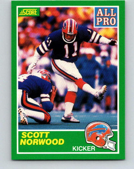 1989 Score #290 Scott Norwood AP Mint RC Rookie Buffalo Bills  Image 1