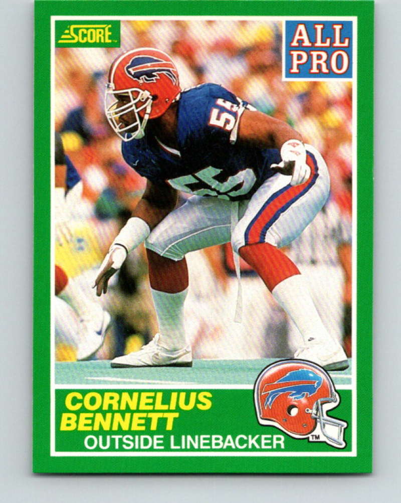 1989 Score #299 Cornelius Bennett AP Mint Buffalo Bills Image 1