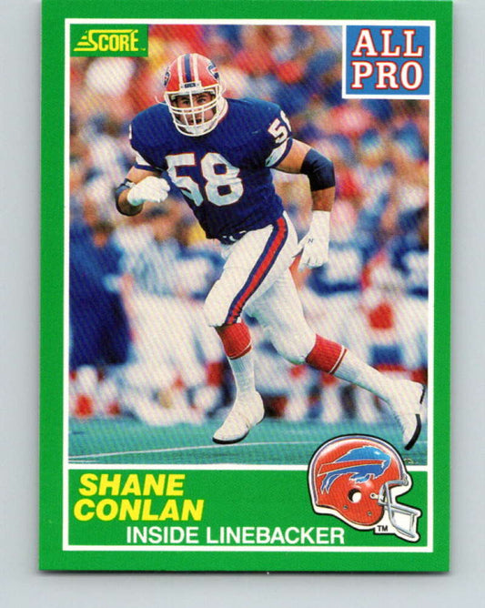 1989 Score #304 Shane Conlan AP Mint Buffalo Bills  Image 1