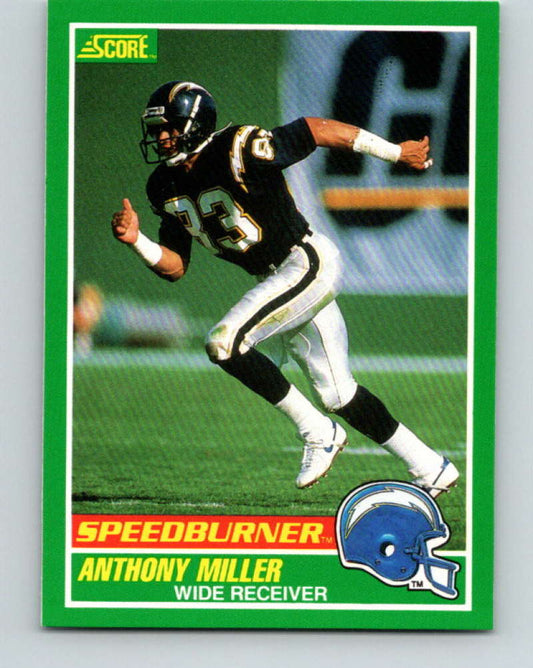 1989 Score #311 Anthony Miller SB Mint San Diego Chargers  Image 1