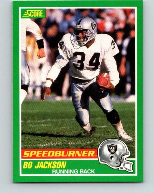 1989 Score #314 Bo Jackson SB Mint Los Angeles Raiders