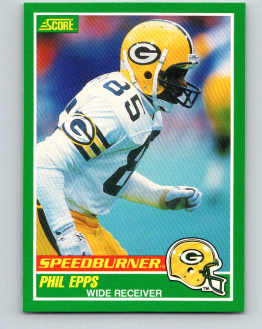 1989 Score #315 Phillip Epps SB Mint Green Bay Packers  Image 1