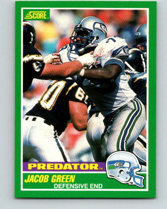 1989 Score #318 Jacob Green P Mint Seattle Seahawks  Image 1