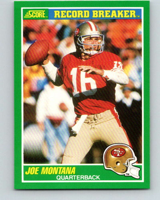 1989 Score #329 Joe Montana RB Mint San Francisco 49ers