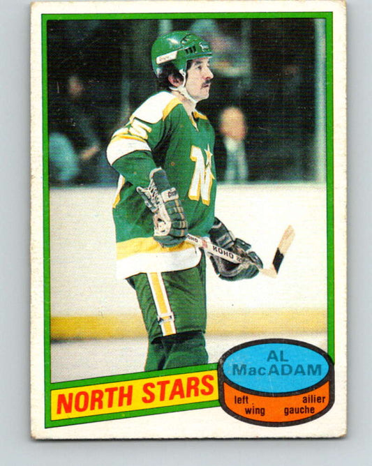 1980-81 O-Pee-Chee #34 Al MacAdam NHL Minnesota North Stars  7791 Image 1