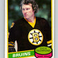 1980-81 O-Pee-Chee #36 Dick Redmond NHL Boston Bruins  7793 Image 1