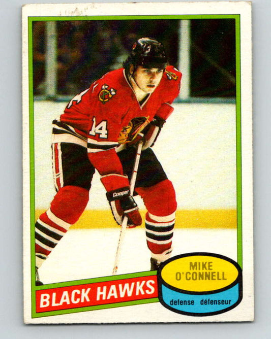 1980-81 O-Pee-Chee #61 Mike O'Connell NHL RC Rookie Blackhawks  7818 Image 1