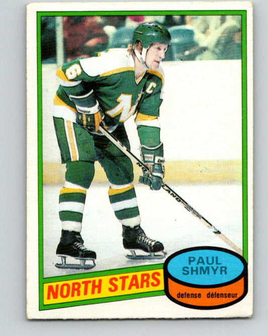 1980-81 O-Pee-Chee #66 Paul Shmyr NHL Minnesota North Stars  7823
