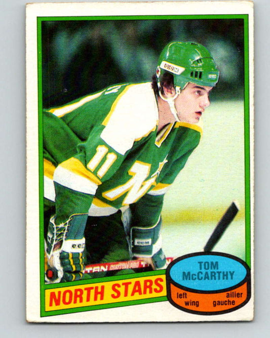 1980-81 O-Pee-Chee #93 Tom McCarthy NHL RC Rookie Stars  7850 Image 1