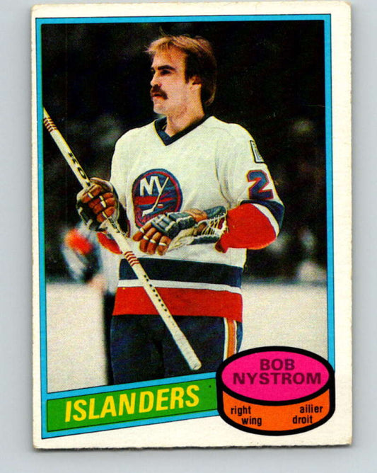 1980-81 O-Pee-Chee #102 Bob Nystrom NHL New York Islanders  7859 Image 1