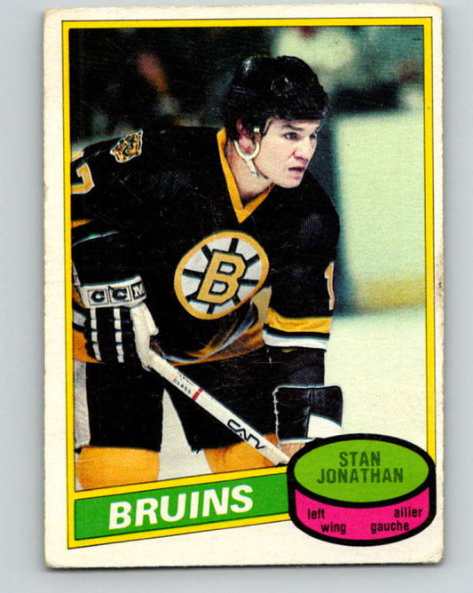 1980-81 O-Pee-Chee #113 Stan Jonathan NHL Boston Bruins  7870 Image 1