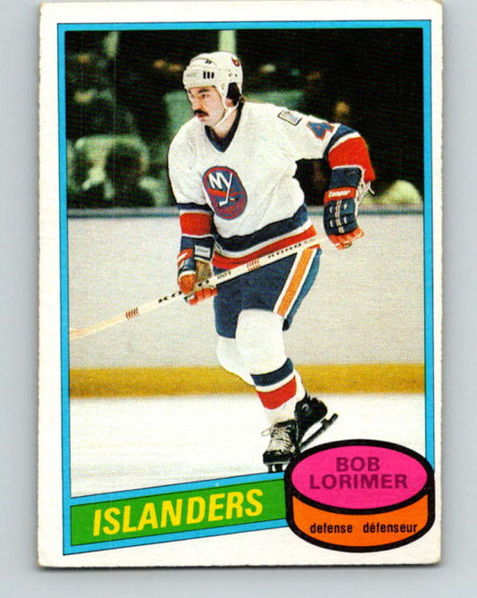 1980-81 O-Pee-Chee #138 Bob Lorimer NHL New York Islanders  7895 Image 1