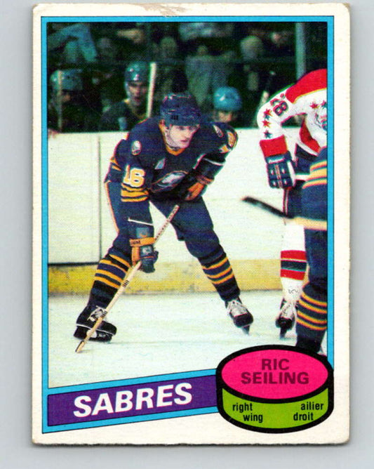 1980-81 O-Pee-Chee #159 Ric Seiling NHL Buffalo Sabres  7916 Image 1
