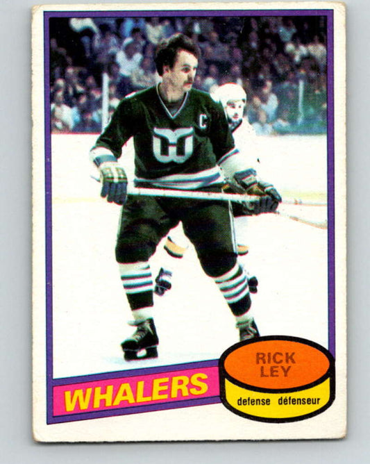 1980-81 O-Pee-Chee #198 Rick Ley NHL Hartford Whalers  7955 Image 1