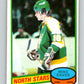 1980-81 O-Pee-Chee #206 Mike Eaves NHL RC Rookie North Stars  7963 Image 1