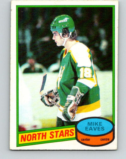 1980-81 O-Pee-Chee #206 Mike Eaves NHL RC Rookie North Stars  7963 Image 1