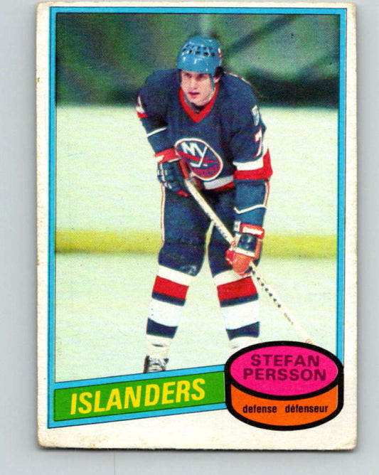 1980-81 O-Pee-Chee #219 Stefan Persson NHL New York Islanders  7976 Image 1