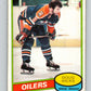 1980-81 O-Pee-Chee #221 Doug Hicks NHL Edmonton Oilers  7978 Image 1