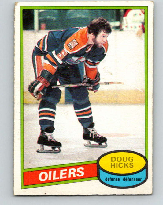 1980-81 O-Pee-Chee #221 Doug Hicks NHL Edmonton Oilers  7978 Image 1
