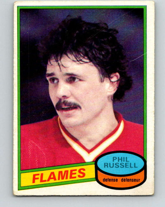 1980-81 O-Pee-Chee #226 Phil Russell NHL Calgary Flames  7983 Image 1