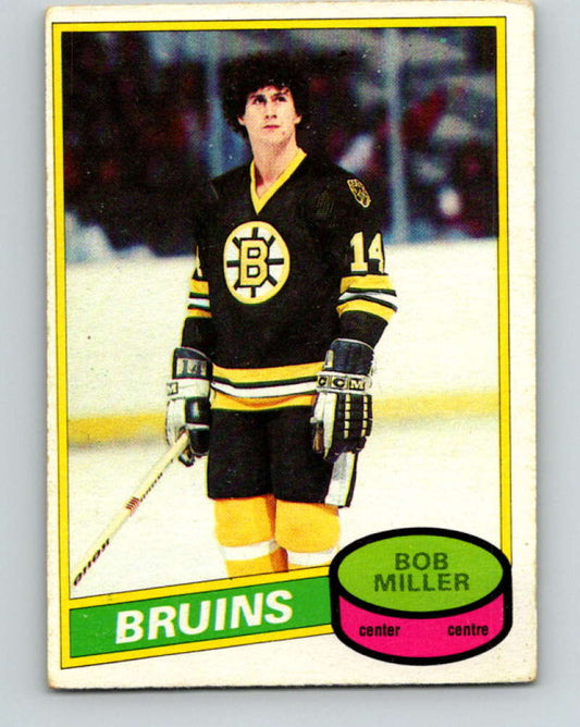 1980-81 O-Pee-Chee #236 Bob Miller NHL Boston Bruins  7993 Image 1