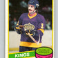 1980-81 O-Pee-Chee #240 Charlie Simmer NHL Los Angeles Kings  7997 Image 1