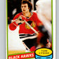 1980-81 O-Pee-Chee #247 Tom Lysiak NHL Chicago Blackhawks  8004 Image 1