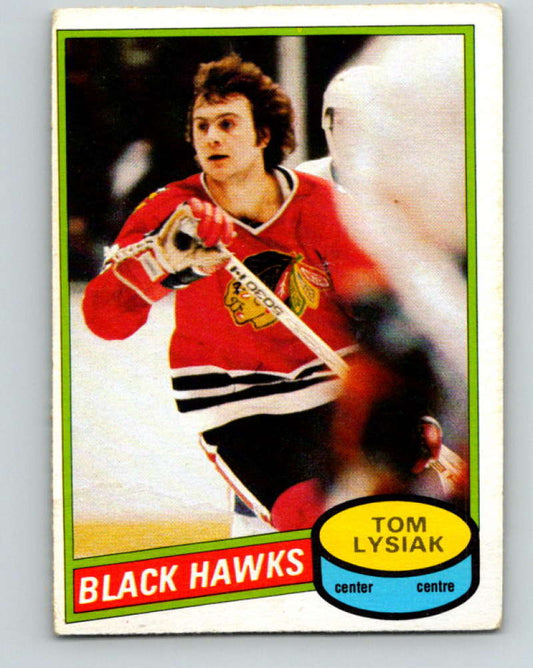 1980-81 O-Pee-Chee #247 Tom Lysiak NHL Chicago Blackhawks  8004 Image 1