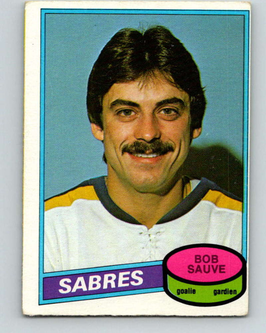 1980-81 O-Pee-Chee #266 Bob Sauve NHL Buffalo Sabres  8023 Image 1