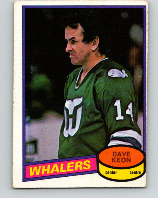 1980-81 O-Pee-Chee #272 Dave Keon NHL Hartford Whalers  8029 Image 1