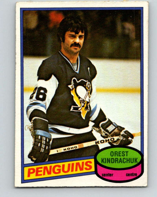 1980-81 O-Pee-Chee #292 Orest Kindrachuk NHL Pittsburgh Penguins  8049 Image 1