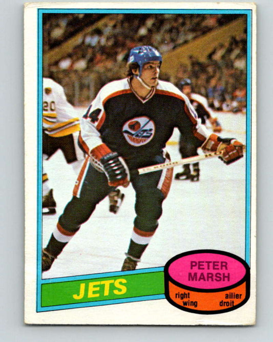 1980-81 O-Pee-Chee #314 Peter Marsh NHL Winnipeg Jets  8071 Image 1