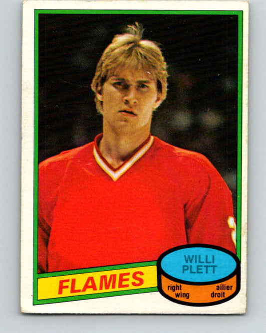 1980-81 O-Pee-Chee #320 Willi Plett NHL Calgary Flames  8077 Image 1