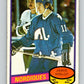 1980-81 O-Pee-Chee #327 Jamie Hislop NHL Quebec Nordiques  8084 Image 1
