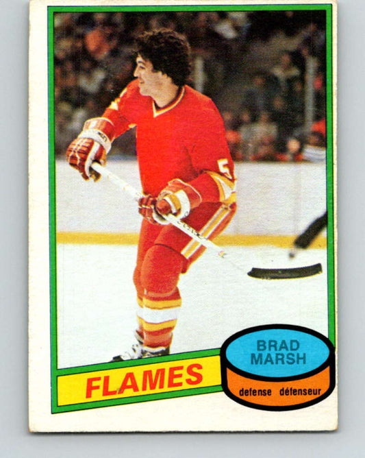 1980-81 O-Pee-Chee #338 Brad Marsh NHL RC Rookie Calgary Flames  8095 Image 1