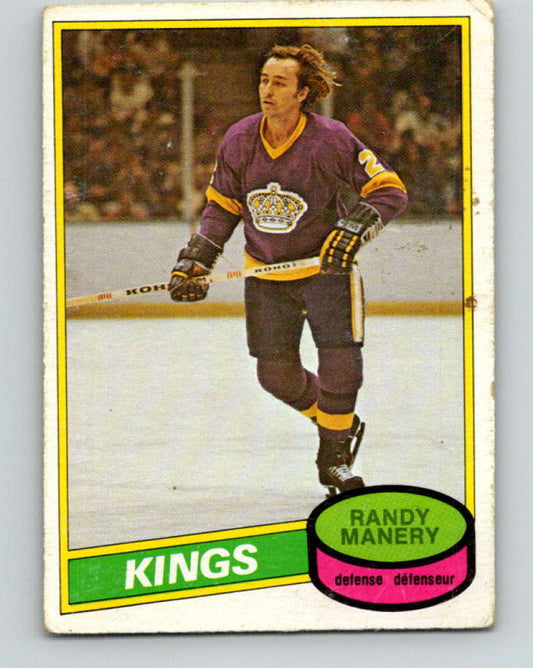 1980-81 O-Pee-Chee #342 Randy Manery NHL Los Angeles Kings  8099 Image 1