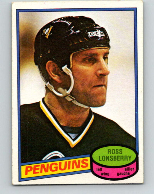 1980-81 O-Pee-Chee #388 Ross Lonsberry NHL Pittsburgh Penguins  8145 Image 1