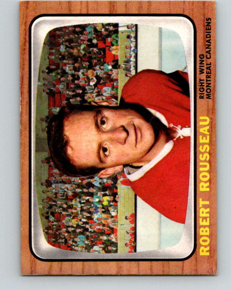 1966-67 Topps #7 Bobby Rousseau NHL Montreal Canadiens 8155