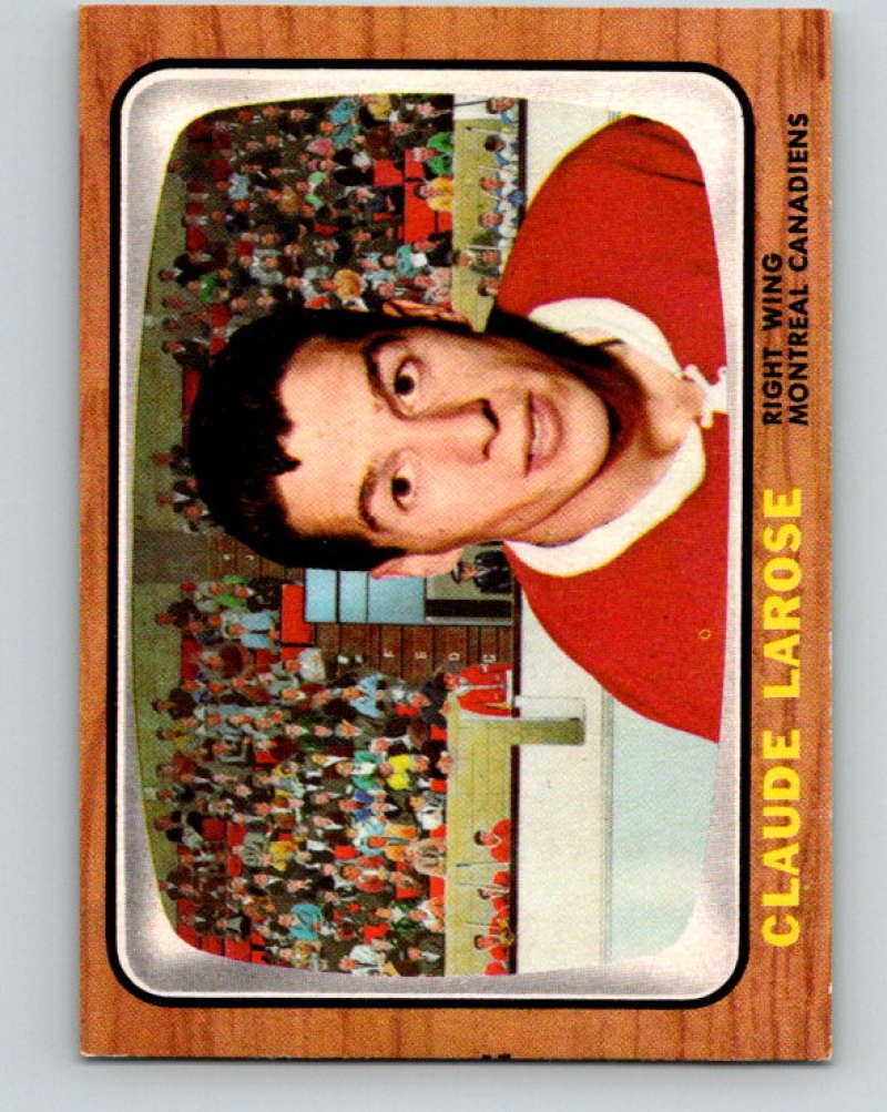 1966-67 Topps #10 Claude Larose NHL Montreal Canadiens 8156