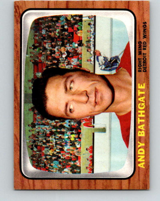 1966-67 Topps #44 Andy Bathgate NHL Detroit Red Wings  8168