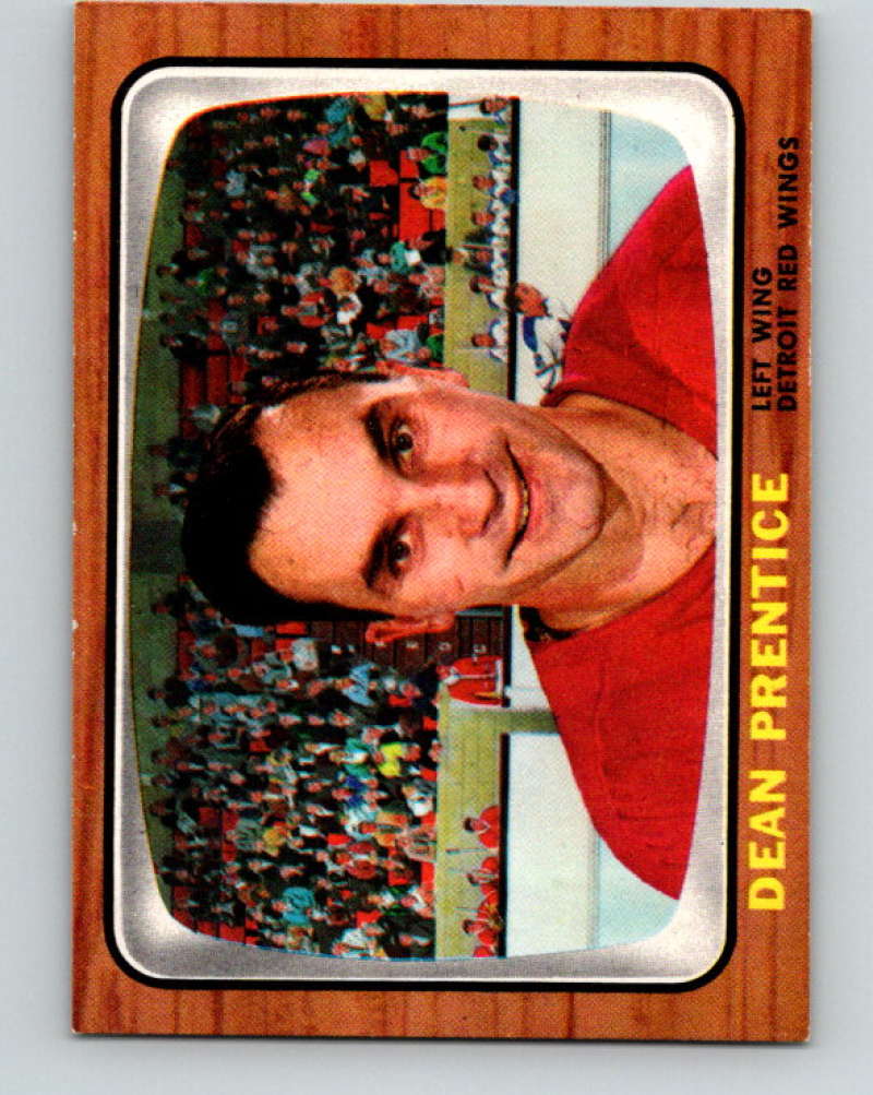 1966-67 Topps #45 Dean Prentice NHL Detroit Red Wings 8169