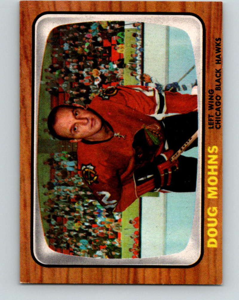 1966-67 Topps #61 Doug Mohns NHL Chicago Blackhawks 8179
