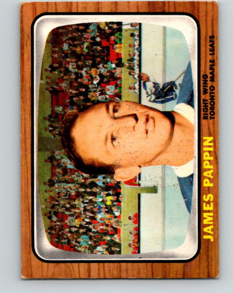 1966-67 Topps #76 Jim Pappin NHL Toronto Maple Leafs 8182