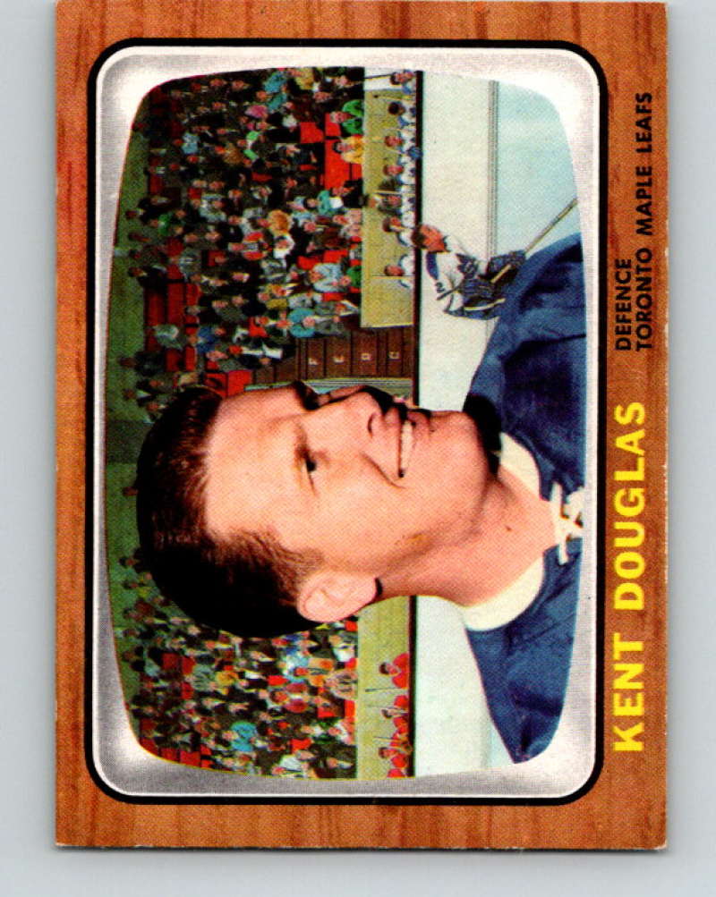 1966-67 Topps #82 Kent Douglas NHL Toronto Maple Leafs 8183