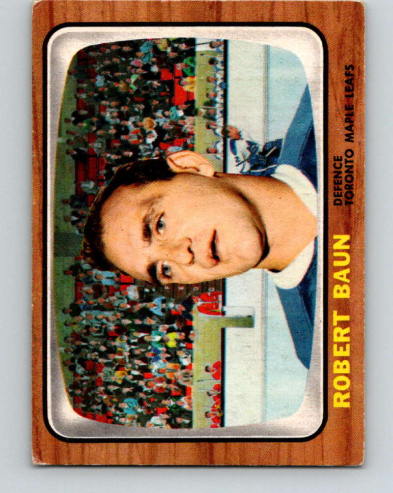 1966-67 Topps #83 Bob Baun NHL Toronto Maple Leafs 8184