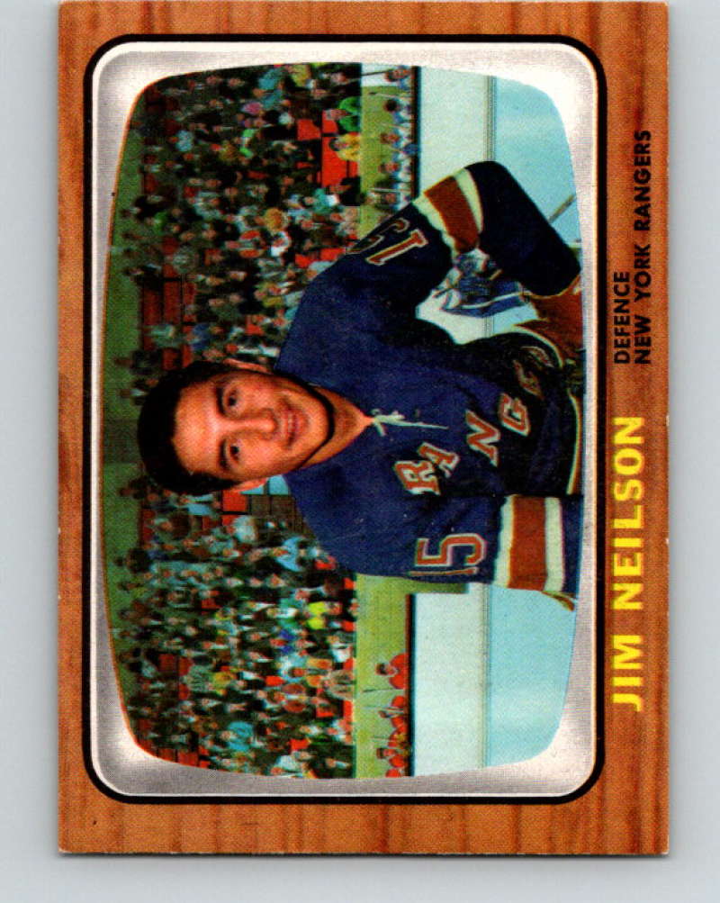 1966-67 Topps #88 Jim Neilson NHL New York Rangers 8186