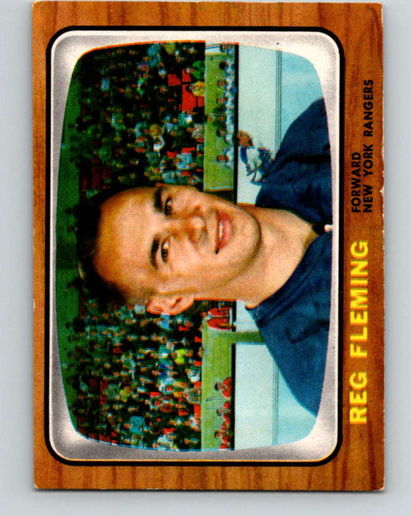 1966-67 Topps #93 Reg Fleming NHL New York Rangers 8190