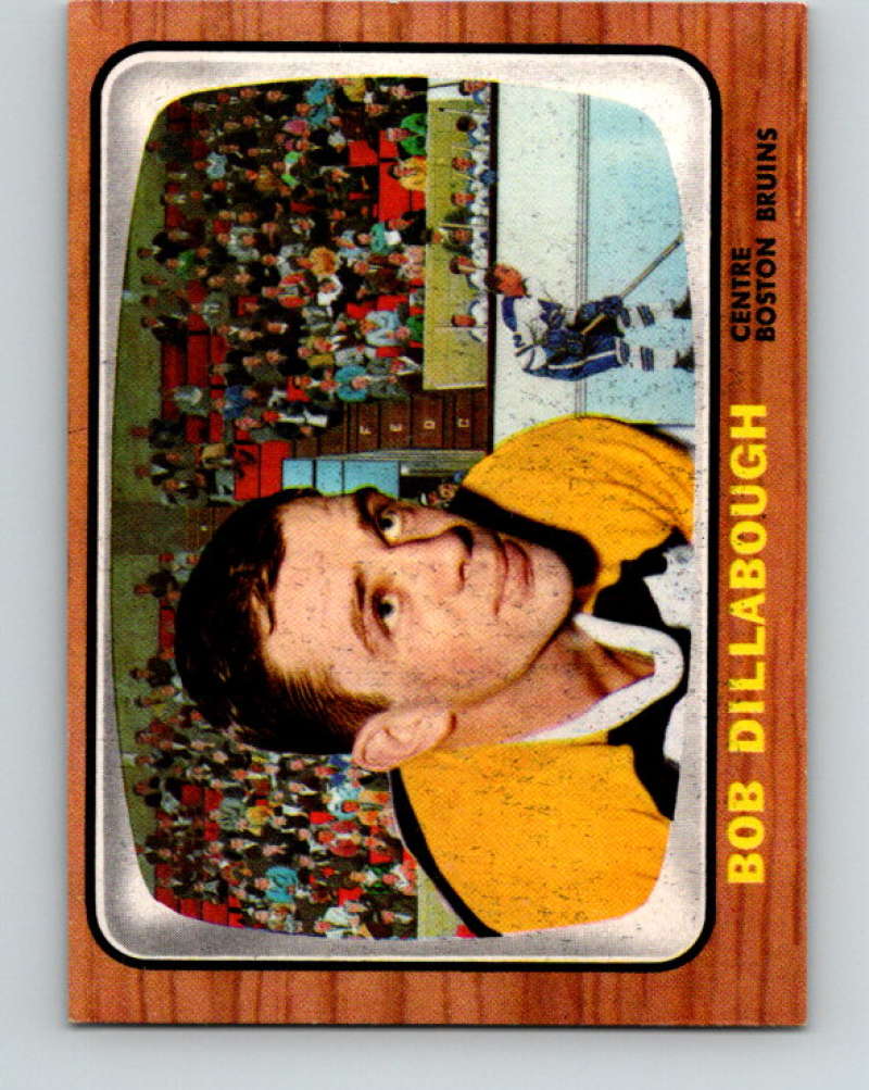 1966-67 Topps #98 Bob Dillabough NHL Boston Bruins 8193